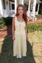 Load image into Gallery viewer, Fairway Stripe Midi Skirt-Yellow