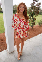 Load image into Gallery viewer, Radiance Printed Romper-Coral