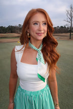 Load image into Gallery viewer, Kinzy Square Neck Ruched Top- White