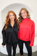 Load image into Gallery viewer, BF Cora Fleece Sweatshirt-Black