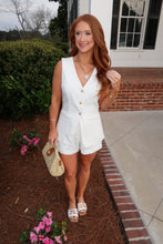 Load image into Gallery viewer, Simply Linen Shorts- White