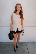 Load image into Gallery viewer, Archie Ribbed Knit Vest Top-Beige
