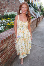 Load image into Gallery viewer, Fresh Bloom Floral Midi Dress-Yellow