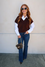 Load image into Gallery viewer, Caster Knit Pullover Sweater-Brown