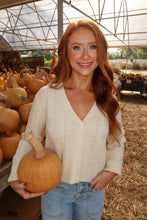 Load image into Gallery viewer, Daily Cable Knit Sweater-Oatmeal