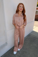 Load image into Gallery viewer, Sara Half Zip Sweatshirt-Taupe
