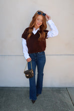 Load image into Gallery viewer, Caster Knit Pullover Sweater-Brown