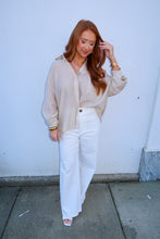 Load image into Gallery viewer, Mia Stripe Collared Button Down Top