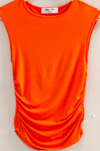Load image into Gallery viewer, Certainty Cap Sleeve Rush Top- Coral