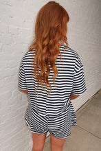 Load image into Gallery viewer, Sunny Side Stripe Set-Black