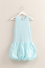 Load image into Gallery viewer, Cecily Bubble Hem Mini-Blue