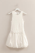 Load image into Gallery viewer, Cecily Bubble Hem Mini-White