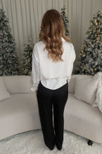 Load image into Gallery viewer, Last Night Leopard Wide Leg Pants- Black