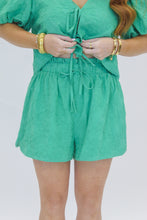 Load image into Gallery viewer, Azalea Floral Embroidered Set-Green