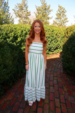 Load image into Gallery viewer, May Striped Linen Maxi Dress