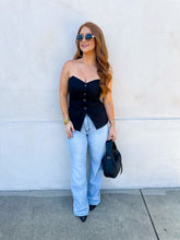Load image into Gallery viewer, Dallas Strapless Sweetheart Top- Black