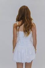 Load image into Gallery viewer, Forever Love Bubble Hem Dress- White
