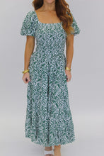 Load image into Gallery viewer, April Paisley Puff Sleeve Dress