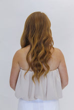 Load image into Gallery viewer, Sailor Strapless Bubble Hem Top-Sand