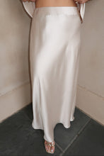 Load image into Gallery viewer, Dreaming Satin Maxi Skirt