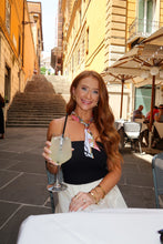 Load image into Gallery viewer, Ashton Colorblock Strapless Maxi Dress- Black