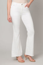 Load image into Gallery viewer, Sanders Stretch Flare Jeans-White