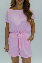 Load image into Gallery viewer, Sweetie Lounge Romper-Soft Pink