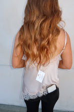 Load image into Gallery viewer, Weekend Plans Satin Lace Top
