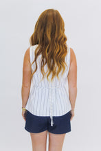 Load image into Gallery viewer, Alise Pinstripe Button Front Vest