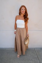 Load image into Gallery viewer, Ashton Colorblock Strapless Maxi Dress