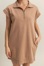 Load image into Gallery viewer, Charlie V Neck Dress- Taupe