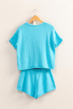 Load image into Gallery viewer, Maui Top & Short Set- Aqua