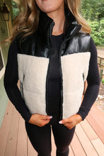 Load image into Gallery viewer, Lowen Sherpa Puffer Vest