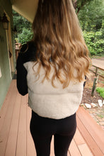 Load image into Gallery viewer, Lowen Sherpa Puffer Vest