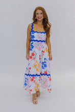Load image into Gallery viewer, Greece Floral Midi Dress
