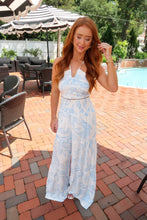 Load image into Gallery viewer, Set Sail Rayon Floral Set-Blue