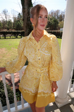 Load image into Gallery viewer, Golden Honey Paisley Dress