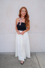 Load image into Gallery viewer, Ashton Colorblock Strapless Maxi Dress- Black