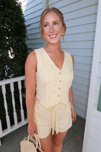 Load image into Gallery viewer, Lemon Drop Short Set-Butter Yellow
