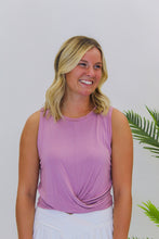 Load image into Gallery viewer, Tina Twist Front Top- Lt. Rose