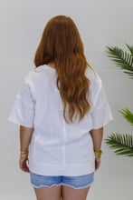 Load image into Gallery viewer, Landry Round Neck Tee- White