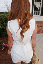 Load image into Gallery viewer, Simply Linen Vest Top- White