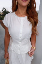 Load image into Gallery viewer, Lace & Grace Top Set- White
