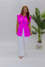 Load image into Gallery viewer, Kelson Tapered Waist Top- Pink