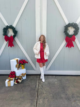 Load image into Gallery viewer, Spicy Faux Leather Mini Dress- Red