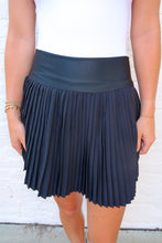 Load image into Gallery viewer, Move It Pleated Tennis Skort-Black