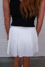Load image into Gallery viewer, Move It Pleated Tennis Skort-White