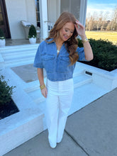 Load image into Gallery viewer, Into You High-Waist Straight Wide Pants- White