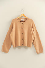 Load image into Gallery viewer, Relaxed Fit Button Down Cardigan Sweater