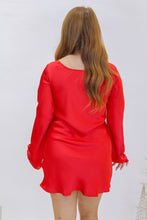 Load image into Gallery viewer, Season of Cheer Flared Dress- Red